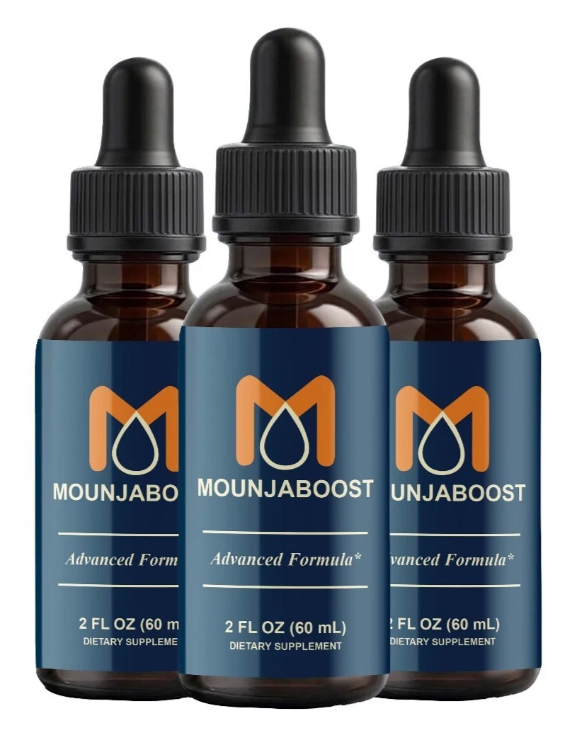 Mounjaboost Drops Advanced Fitness Support All Natural Supplement ( 3 Pack )