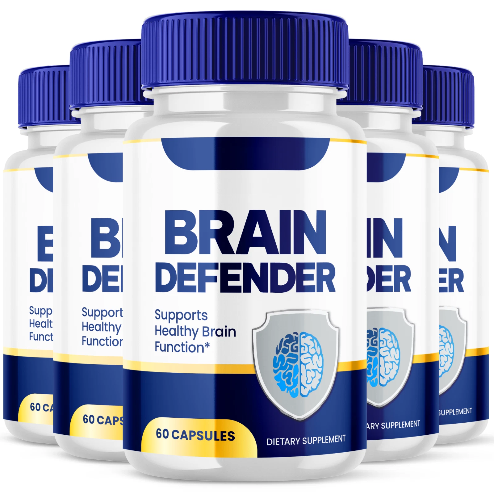 Brain Defender Nootropic Formula Supplement Brain Health Support 300 Capsules