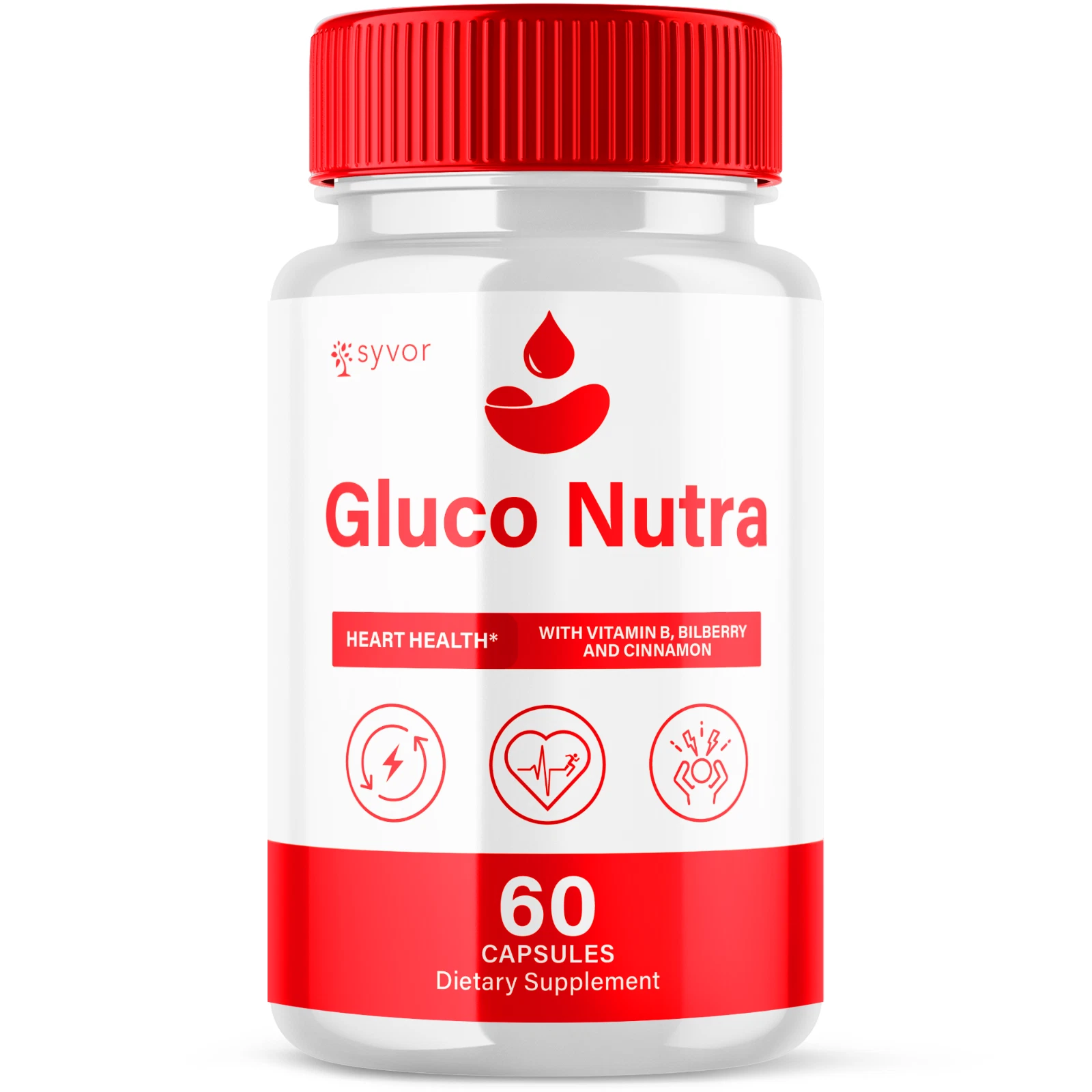 Gluco Nutra Support Pills Advanced Glycogen Max Support Supplement 60 Capsules