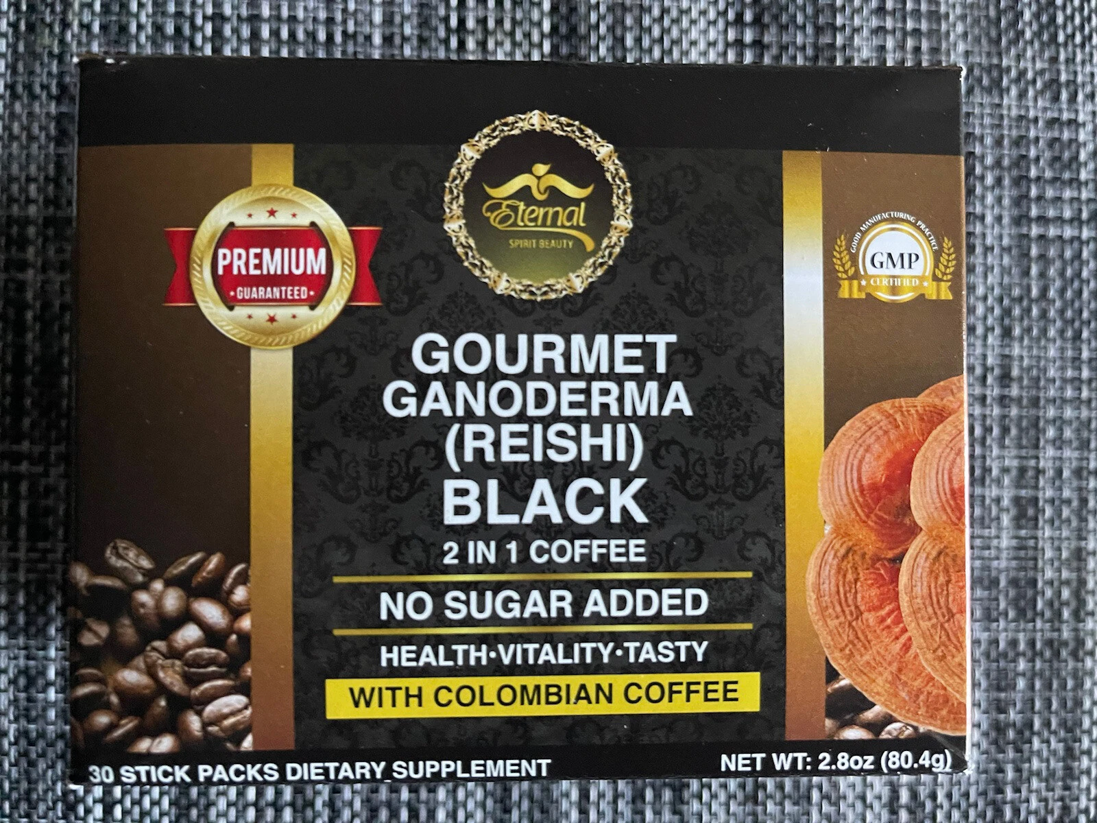 Coffee Gourmet (Reishi) Ganoderma By Eternal Spirit 2 in 1