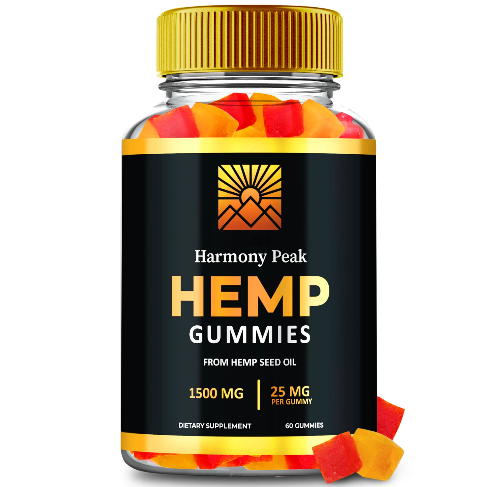Harmony Peak Gummies Health and Wellness Support (60 Capsules)