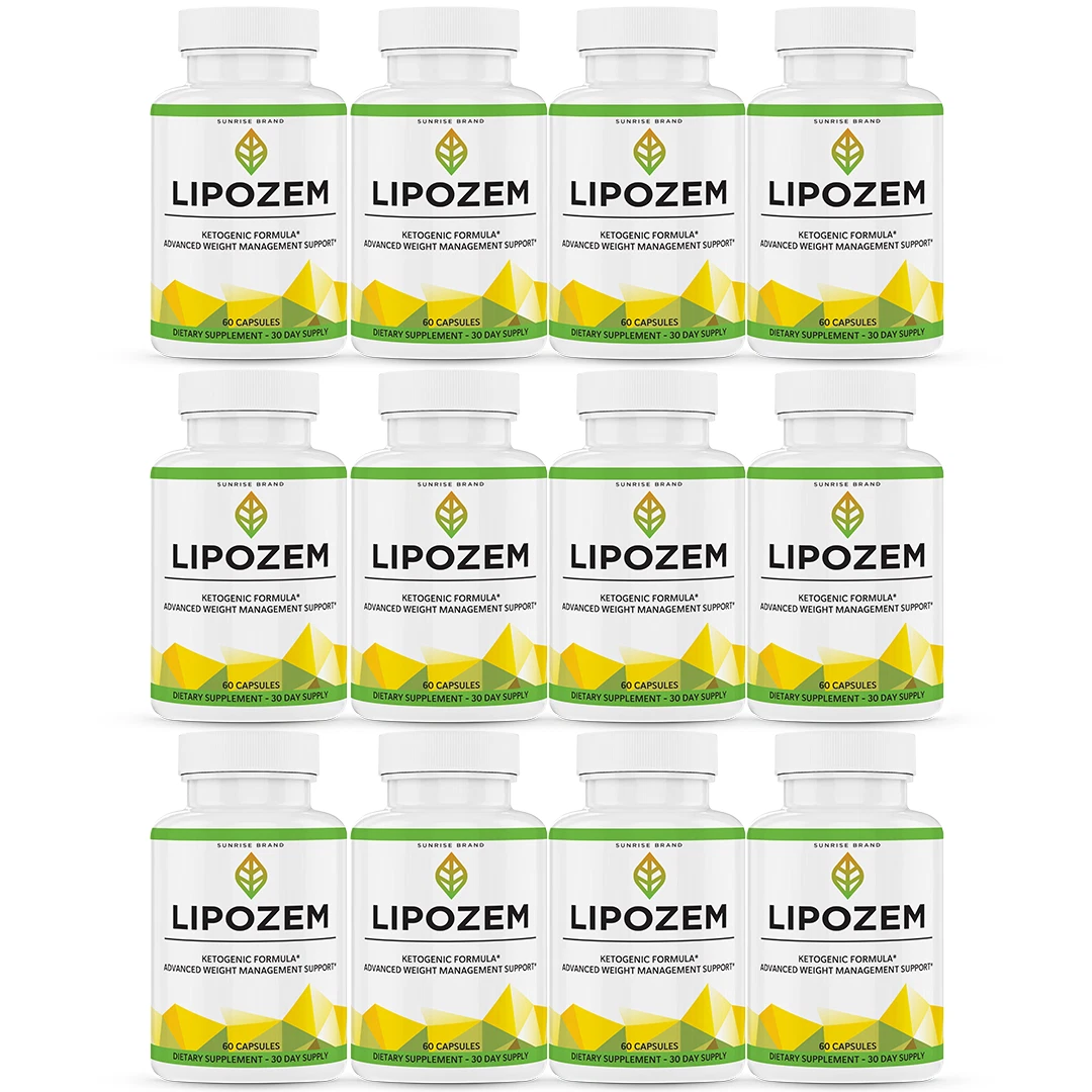 Lipozem Advanced Dietary Pills to Support Weight Loss and Gut Health - 12 Pack