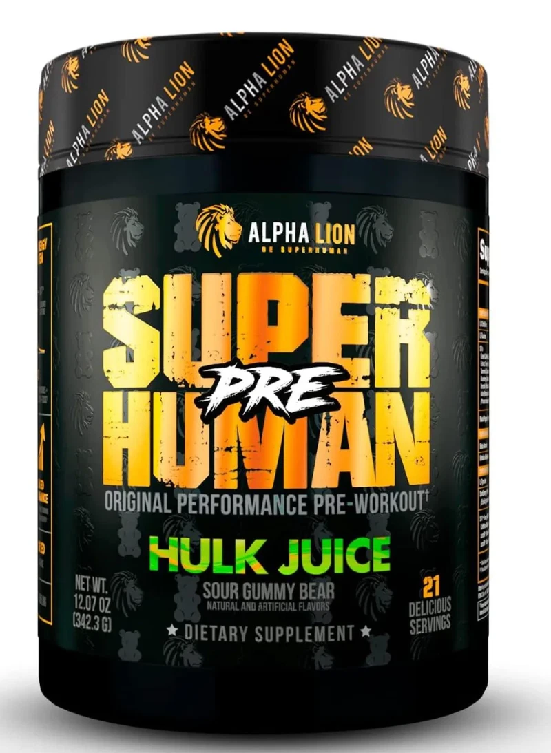 Alpha Lion Super Human PRE-Workout 21/42 servings New (Choose Flavor)