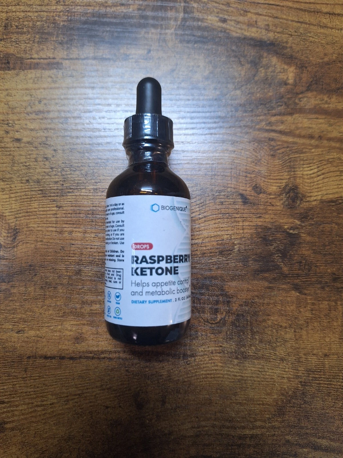 Biogenique Raspberry Ketone Drops 2 Fl Oz (Exp 2029)