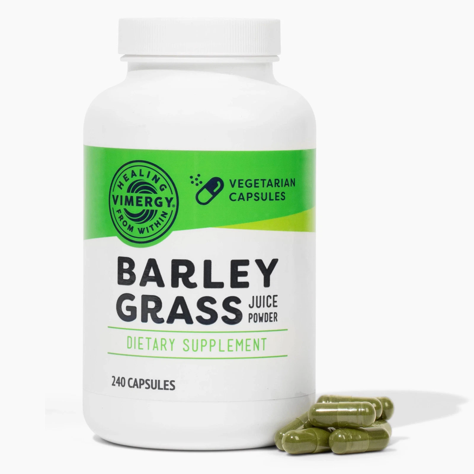 Vimergy USDA Organic Barley Grass Capsules, 30 Servings – Source of antioxidant