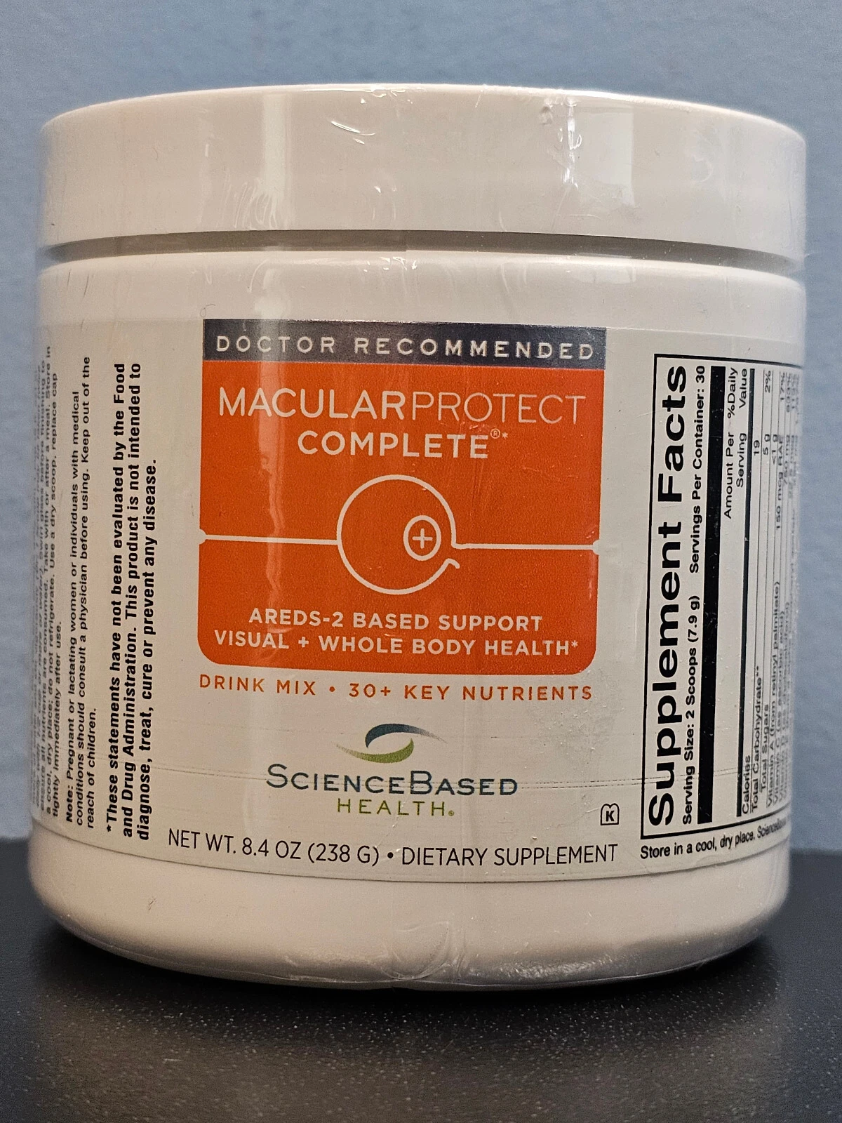 ScienceBased Health Macular Protect Complete Drink Mix 8.4 oz - New! Exp 10/2025