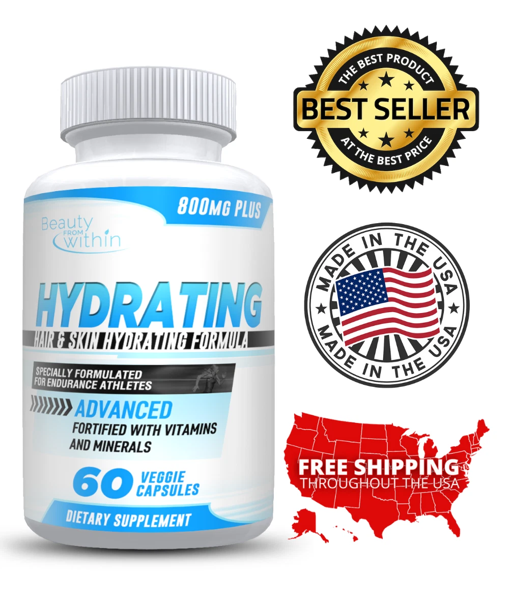 Hair & Skin Hydration Vitamin 800MG+ | Anti-Aging, Protect, Restore & Nourish!