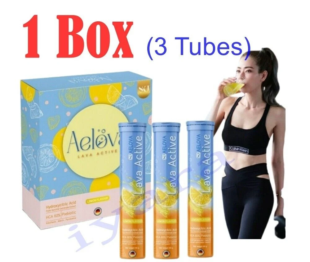 3 Tubes AELOVA Dietary Supplement Tablets Weight Control Effervescent Tighten