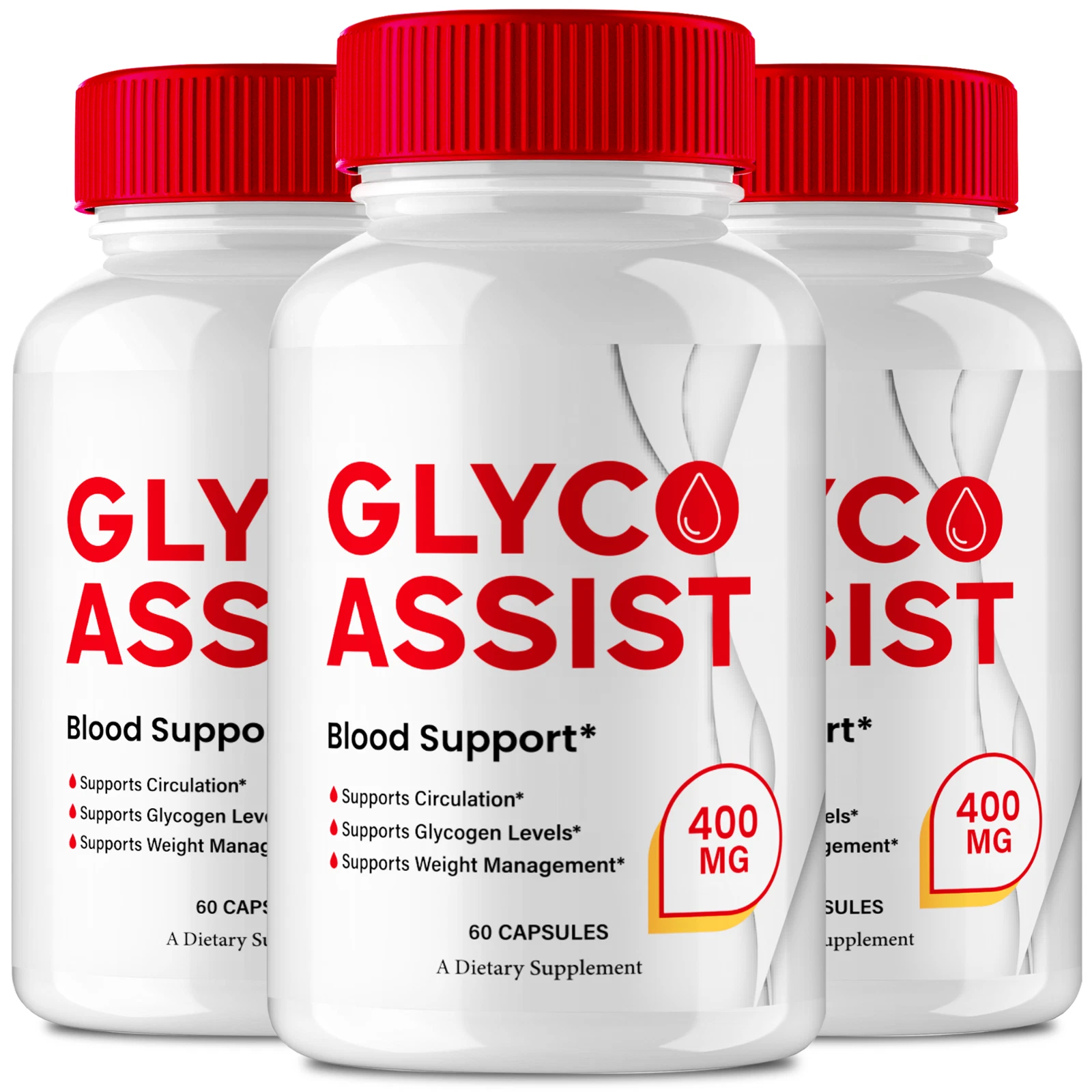 (3 Pack) Glyco Assist Advanced Blood Pills, Healthy Circulation & Stable Levels