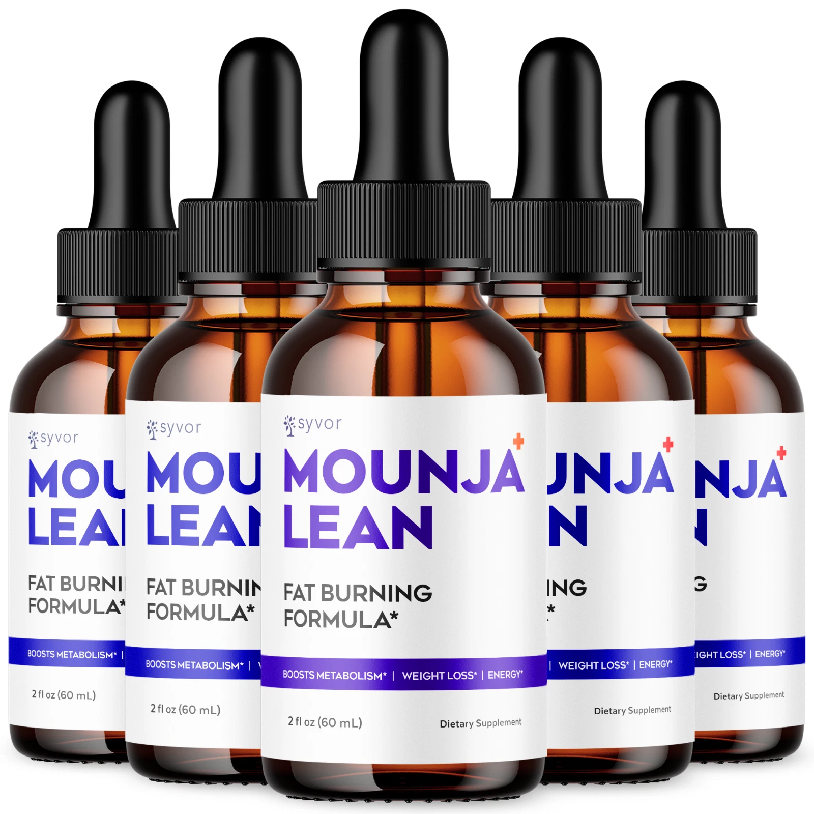 Mounja Lean Drops Advanced Formula Liquid Fitness Support Supplement (5 Pack)