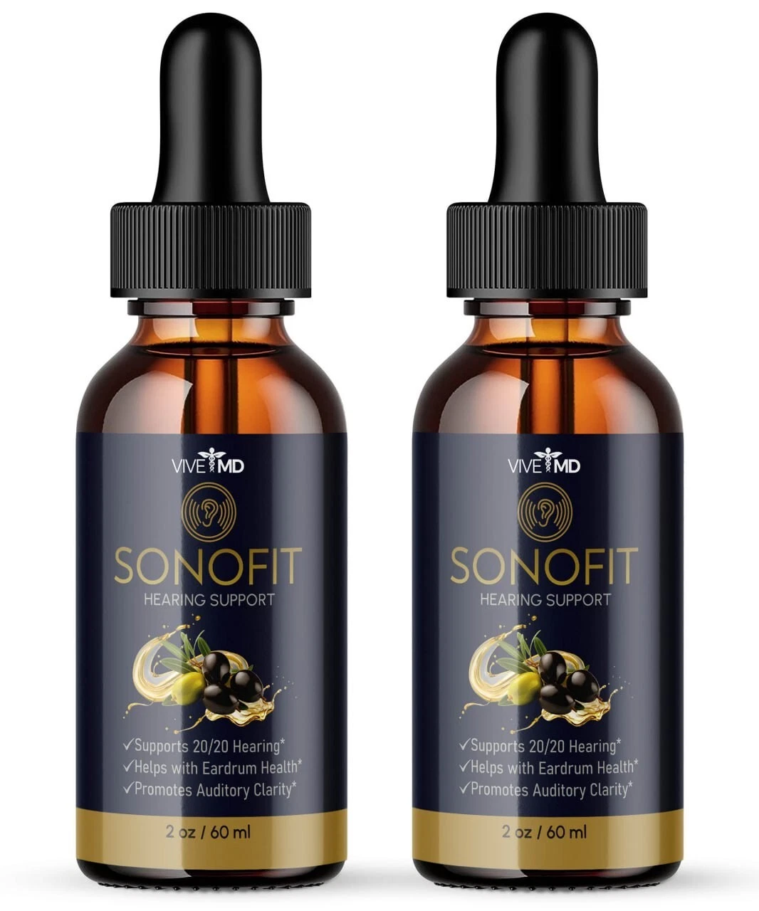 Sonofit Health Supplement Drops for Wellness Boost - Official Formula (2 pack)