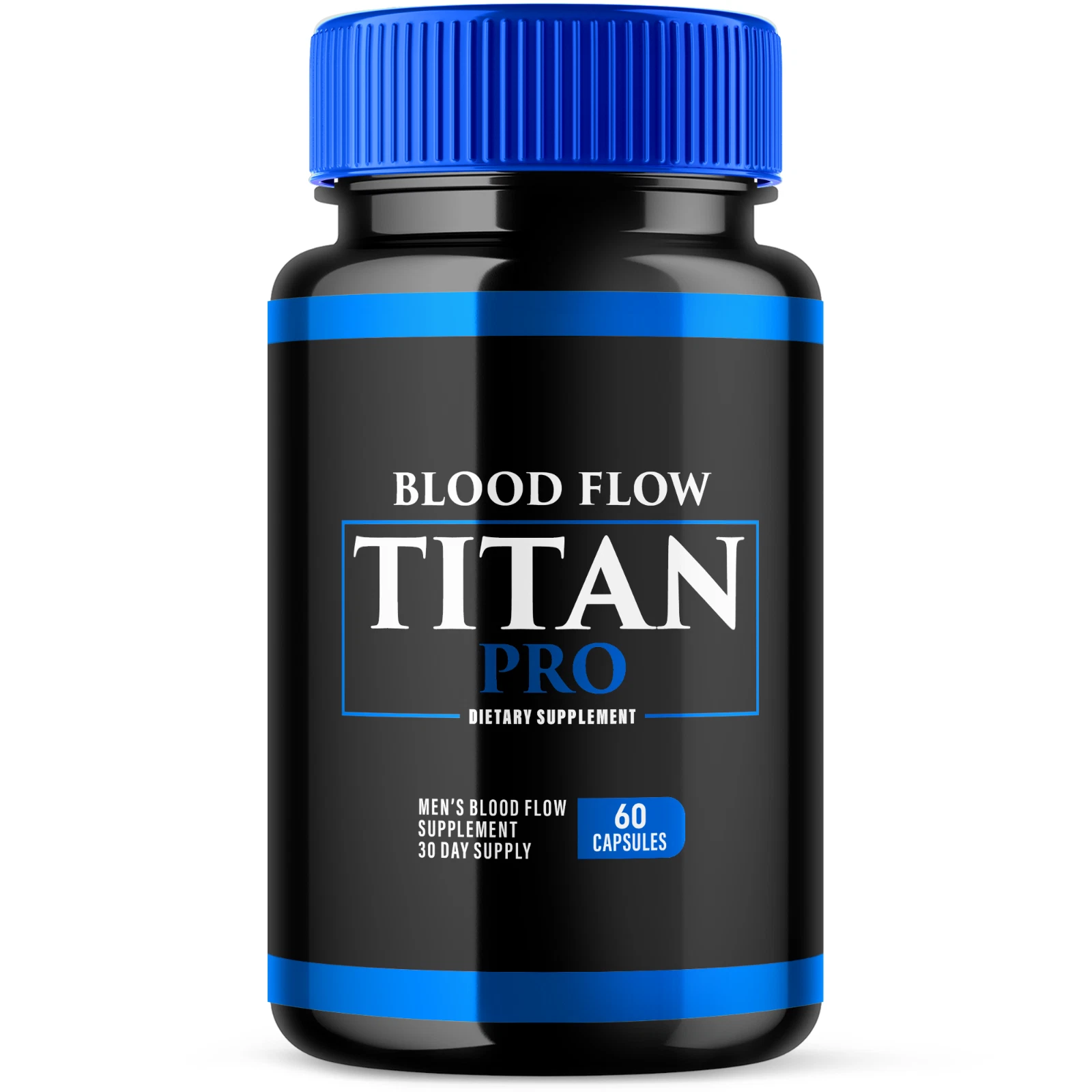 Blood Flow Titan Pro for Men Advanced Blood Support Vitamin Supplement 60ct