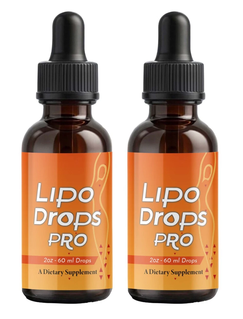 (2 Pack) Lipo Drops Pro Health Management, LipoDropsPro Advanced Support