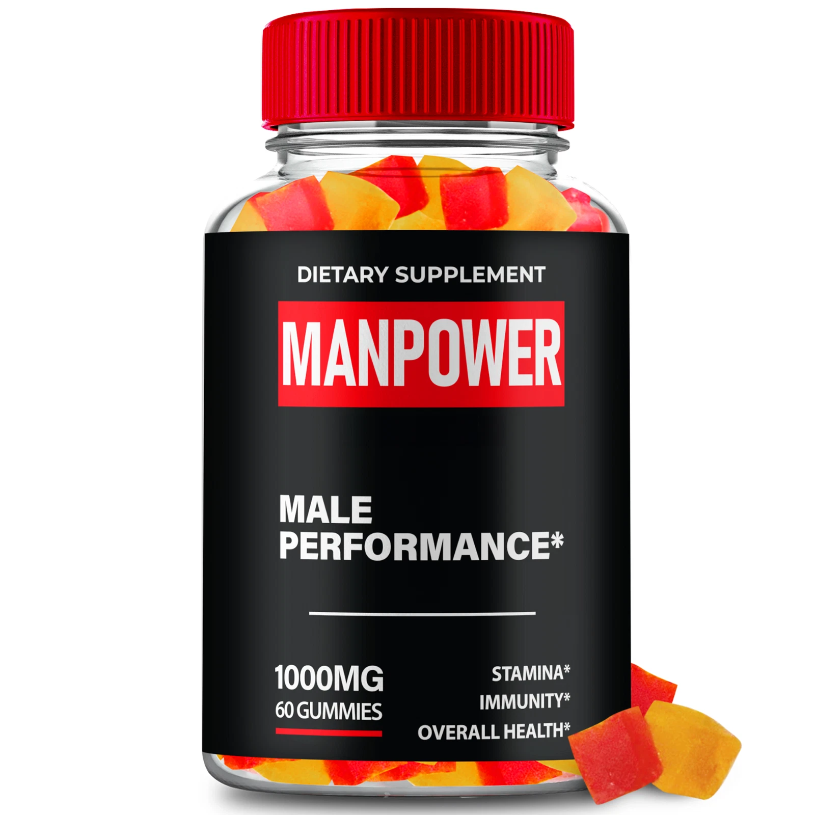 Man power Gummies - Health & Wellness Support Supplement Gummies 60ct