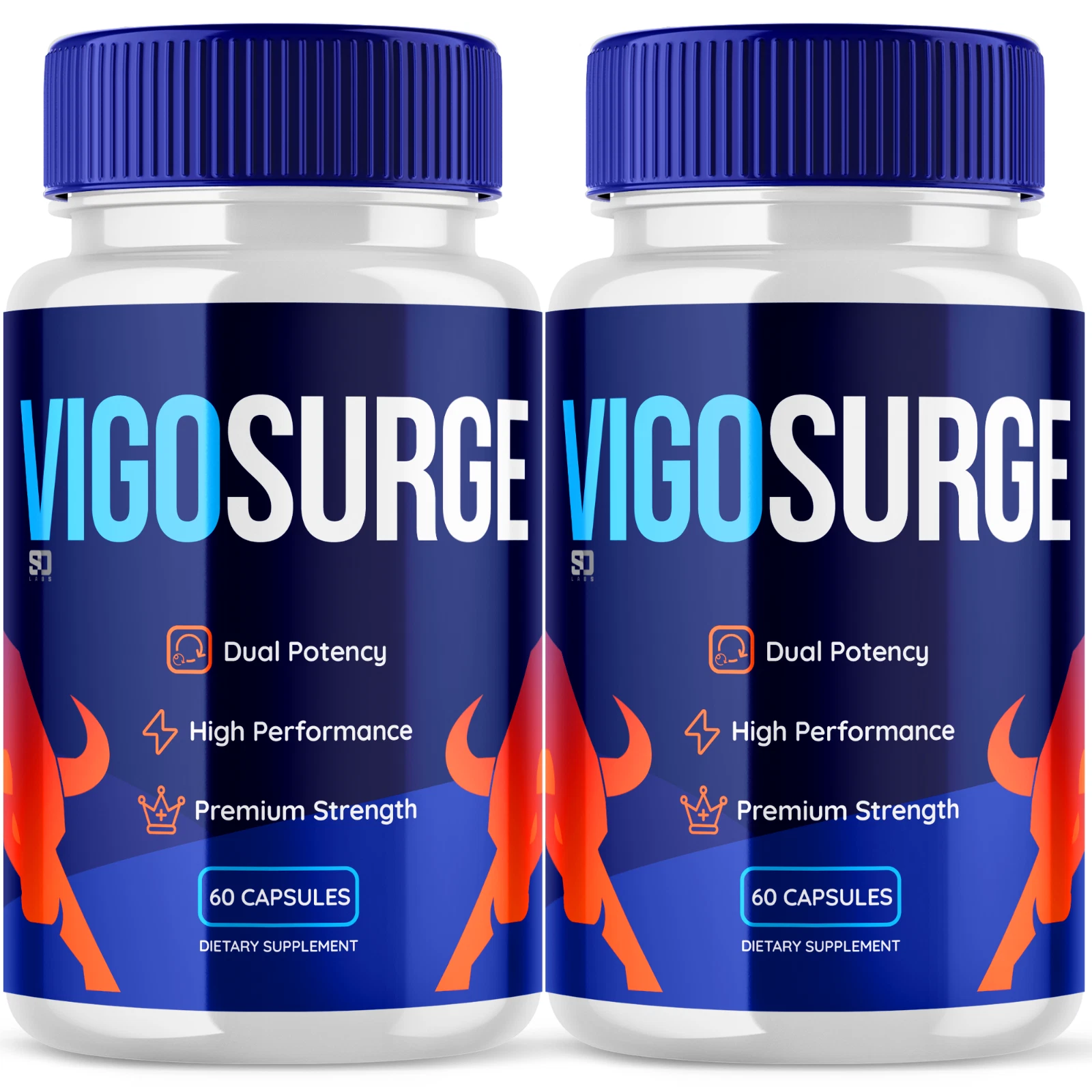Vigosurge Male Enhancement Pills - Maximize Energy, Vitality & Stamina (2 Pack)