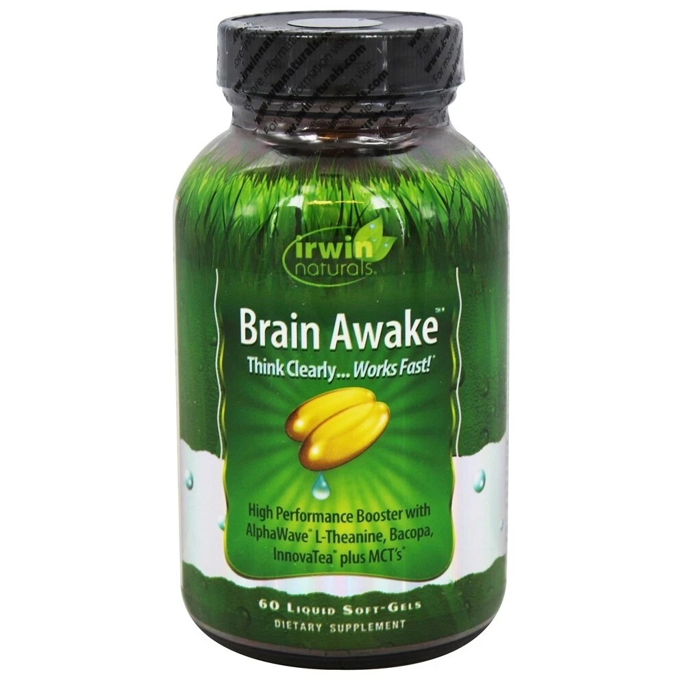 Irwin Naturals Brain Awake, 60 Softgels