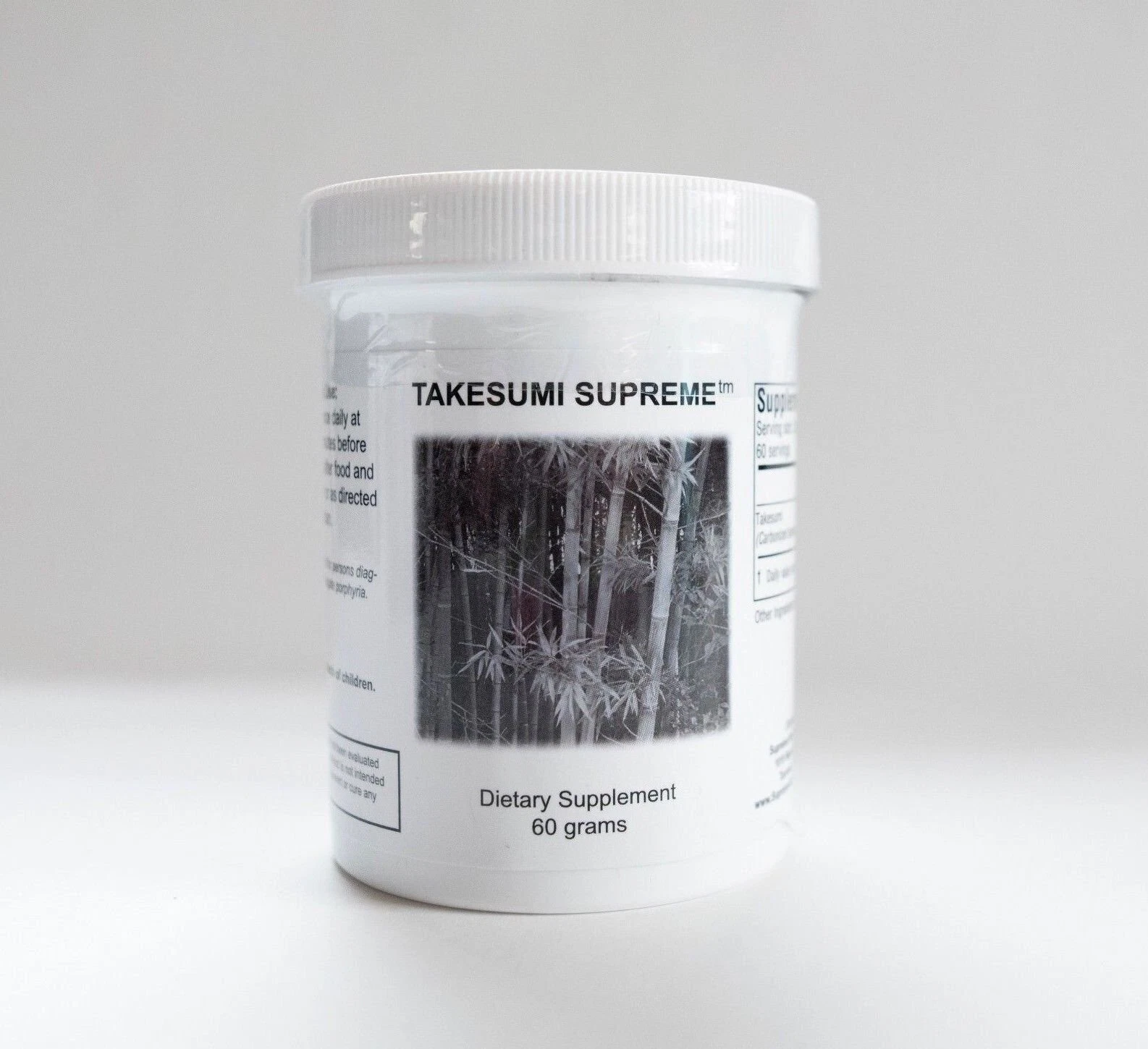 Takesumi Supreme Powder - Supreme Nutrition. Carbonized Bamboo. Detox, GI Upset.