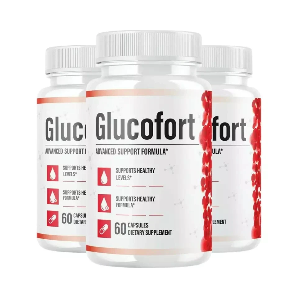 Glucofort Blood Sugar Support Advanced Formula Supplement (180 Capsules) 3-Pack
