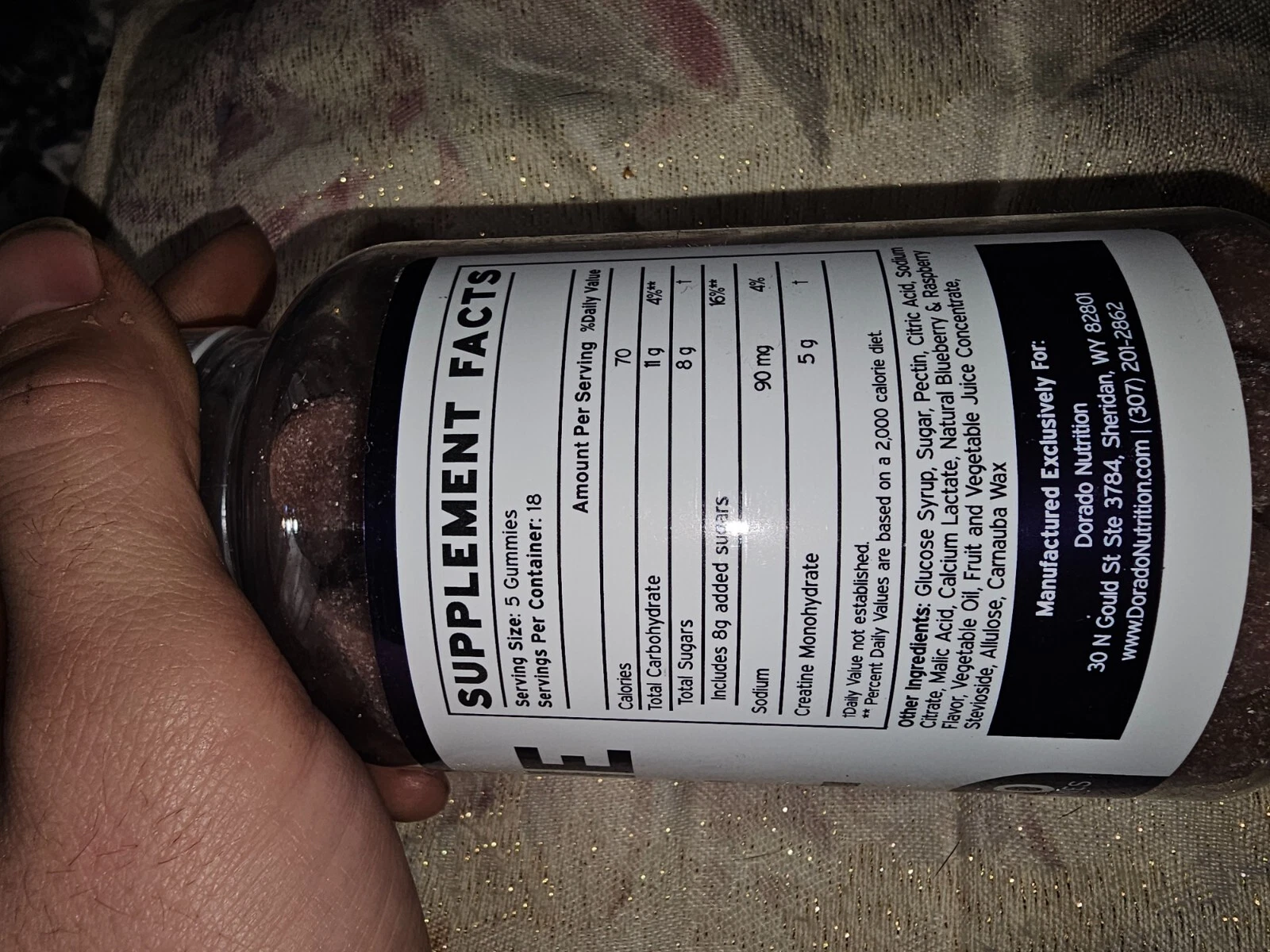 creatine gummies monohydrate 5000mg