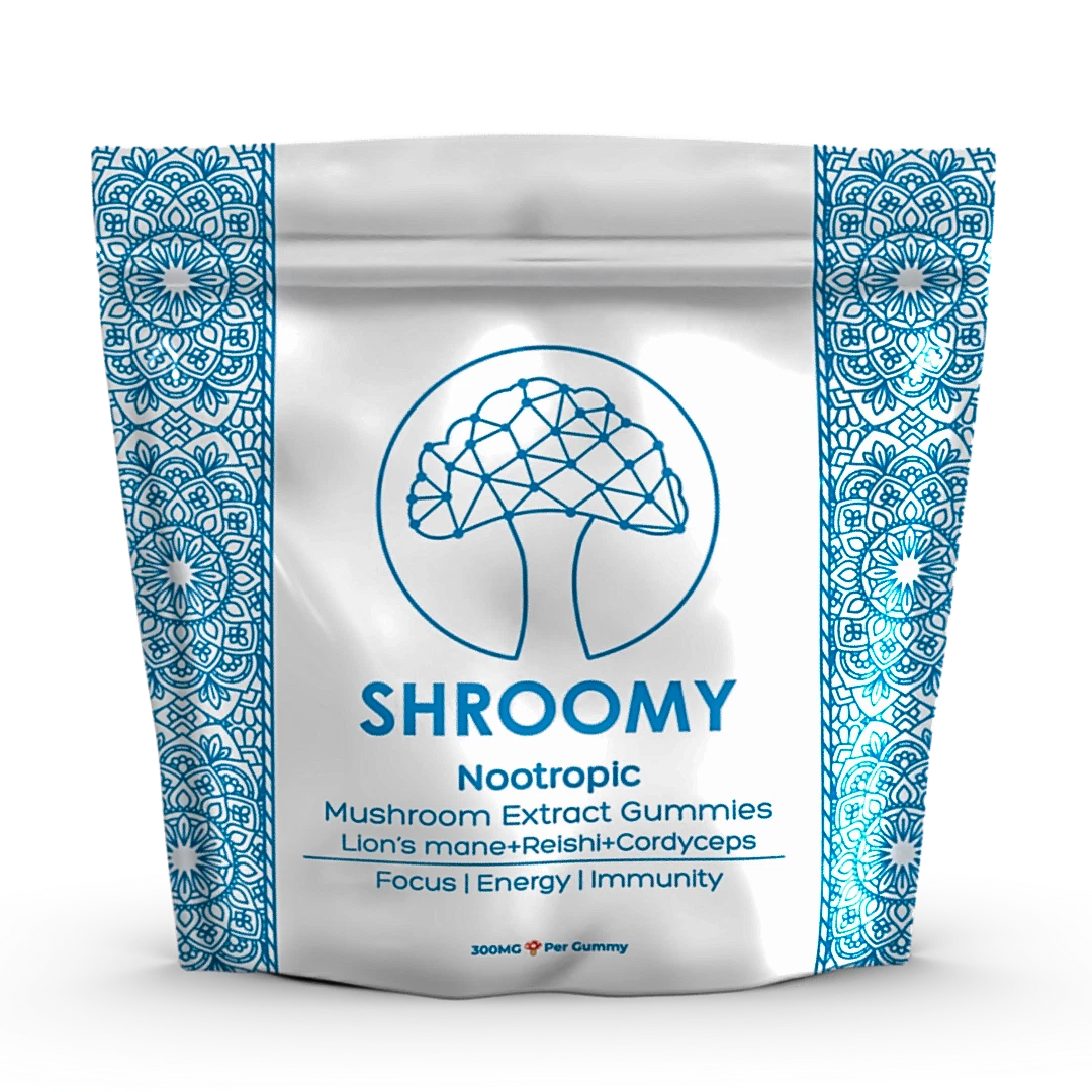 Nootropic Mushroom Immunity 3600mg Gummy Organic Lions Mane Reishi Cordyceps
