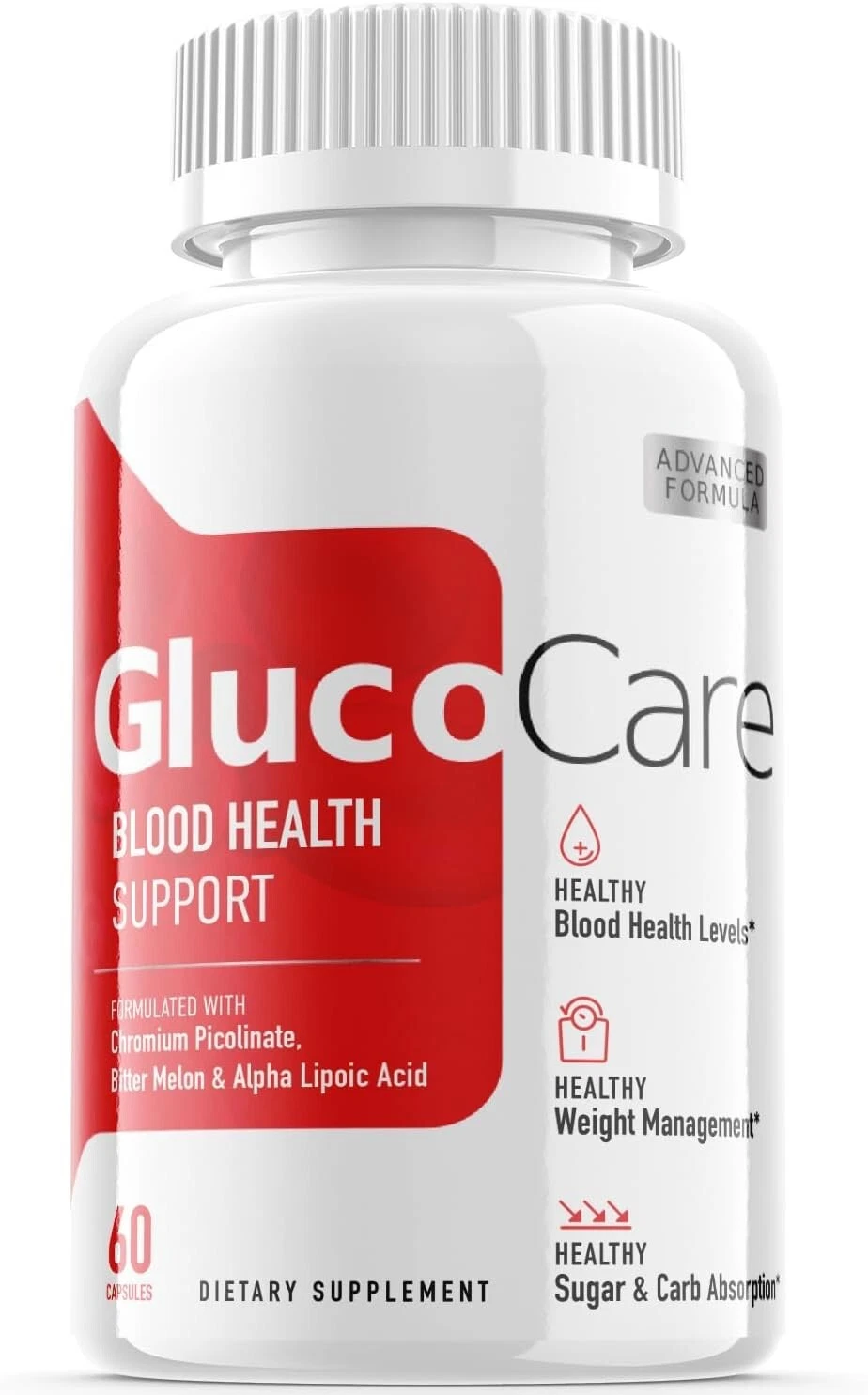 1 - Glucocare - Blood Sugar Support Supplement , Glucose & Metabolism -60 Pills