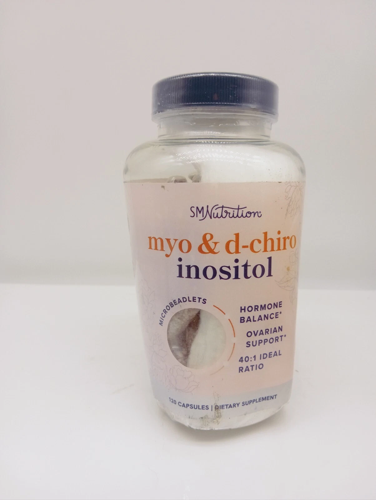 SM Nutrition Myo & D-Chiro Inositol, 120 Capsules, EXP 09/26 - NEW Distressed