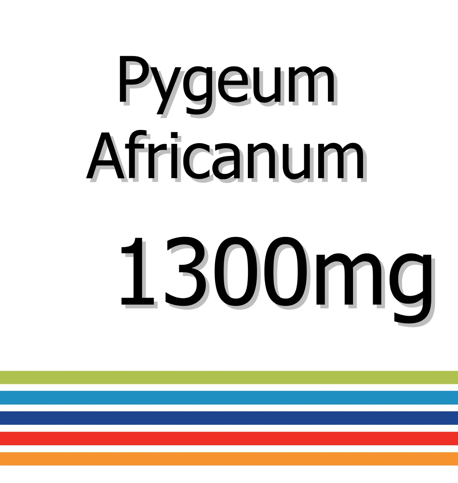 Pygeum Africanum 1300mg x 60 Tablets - Improved Prostate Health