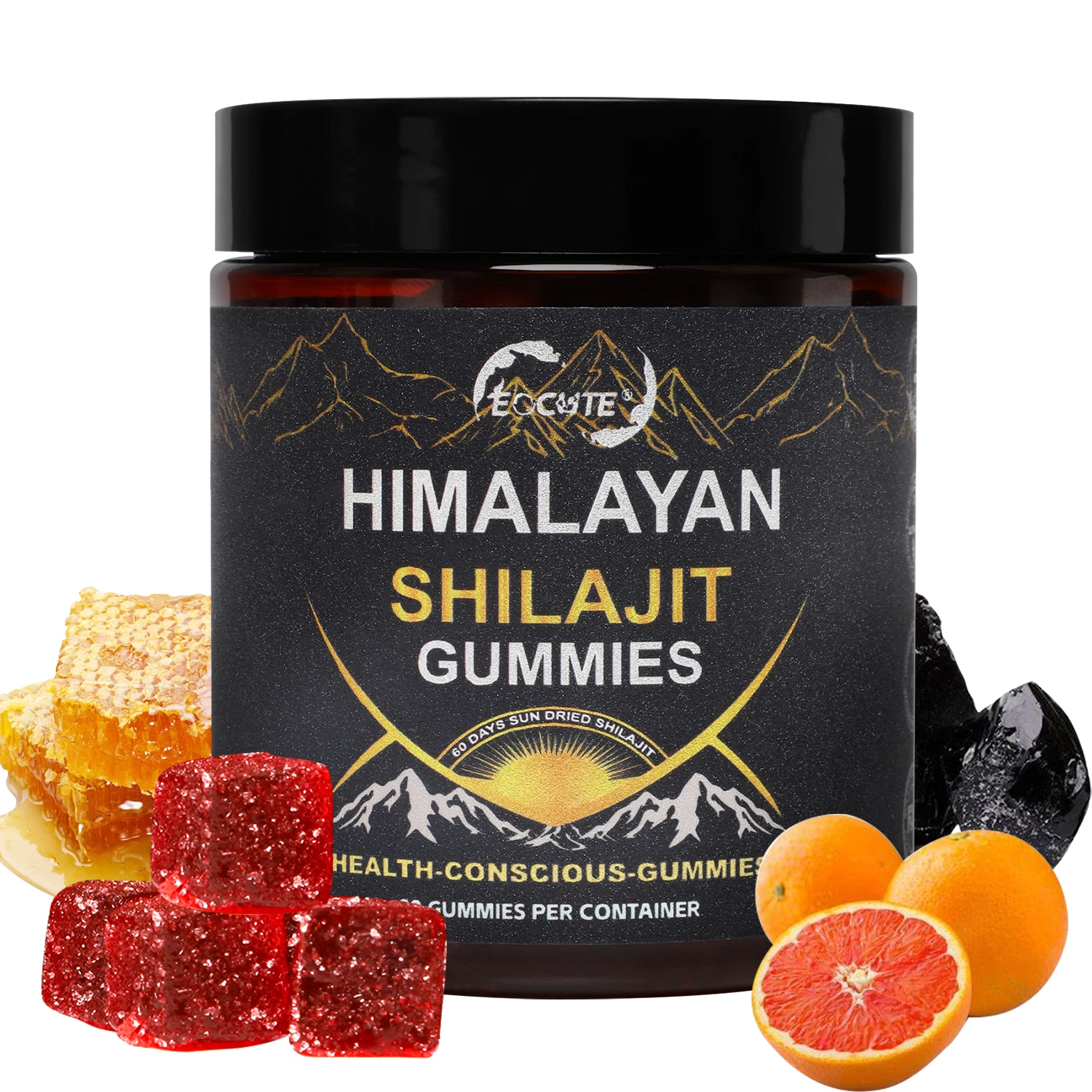 Organic Himalayan Shilajit Resin Gummies | 100% Natural Energy Booster