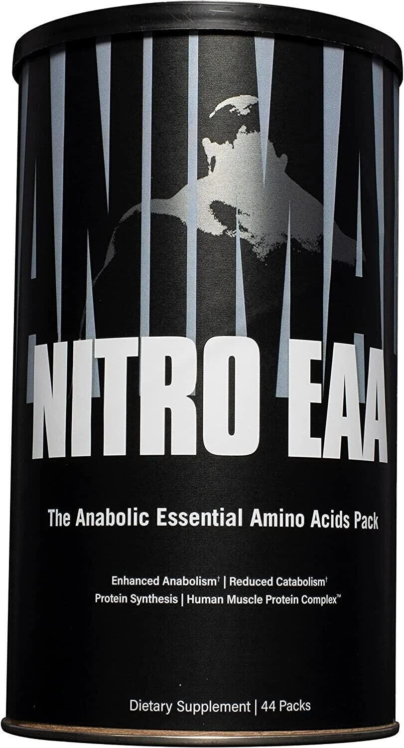 Universal Nutrition Animal Nitro EAA BCAA Amino Acids Supplement 44 Packs New