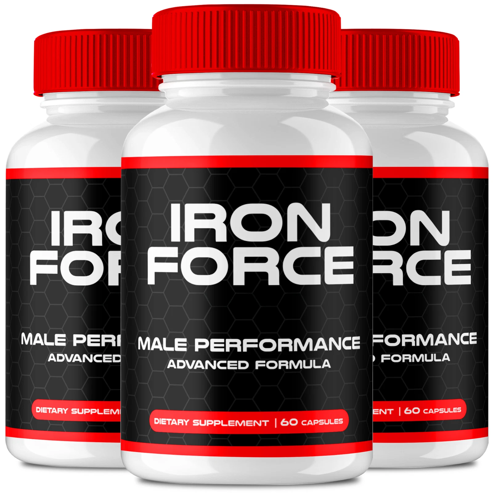 (3 Pack) Iron Force for Men, IronForce Advanced Male Performance & Energy Pills
