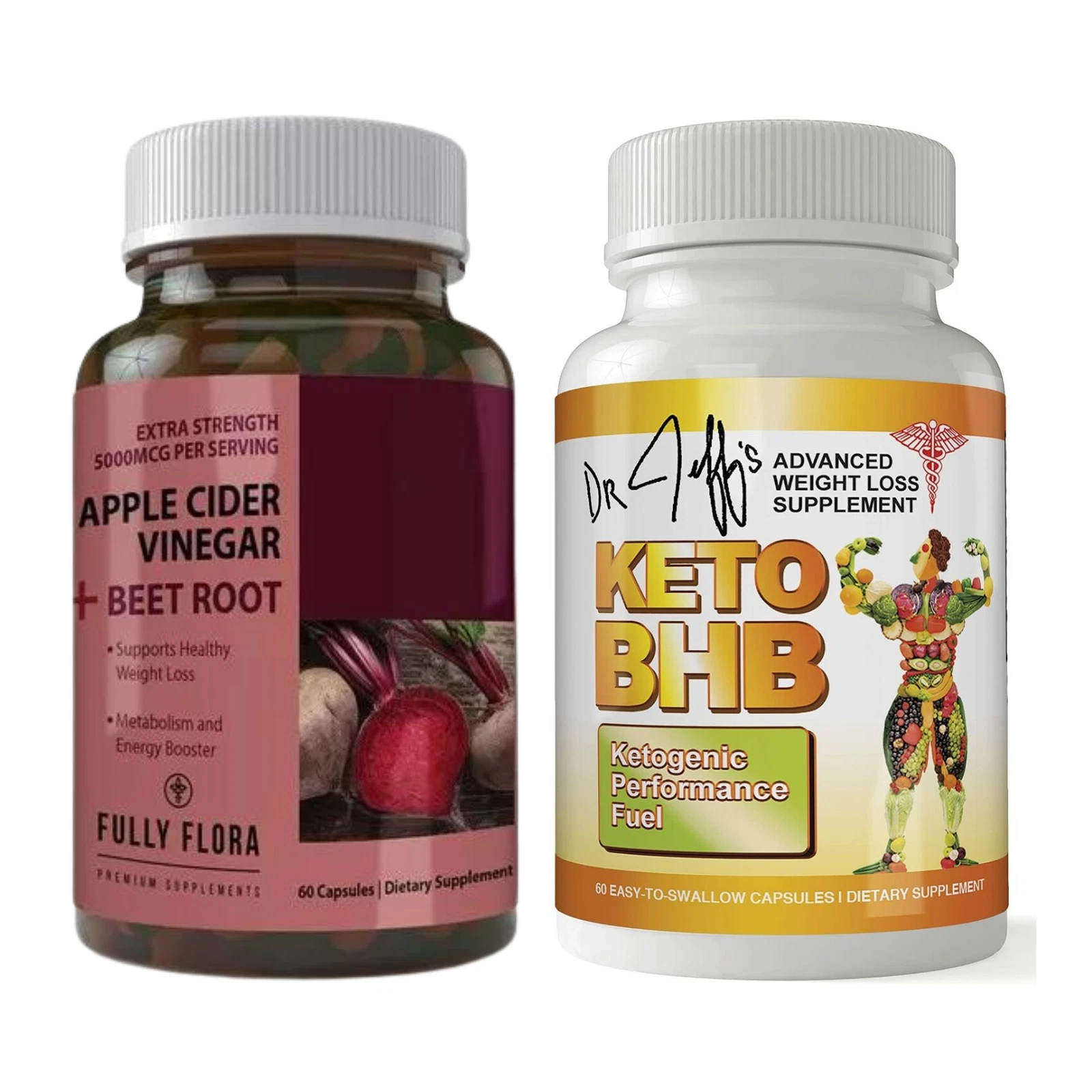Apple Cider Vinegar Beet Root Weight Loss Supplement Keto BHB Fat Burner Pills