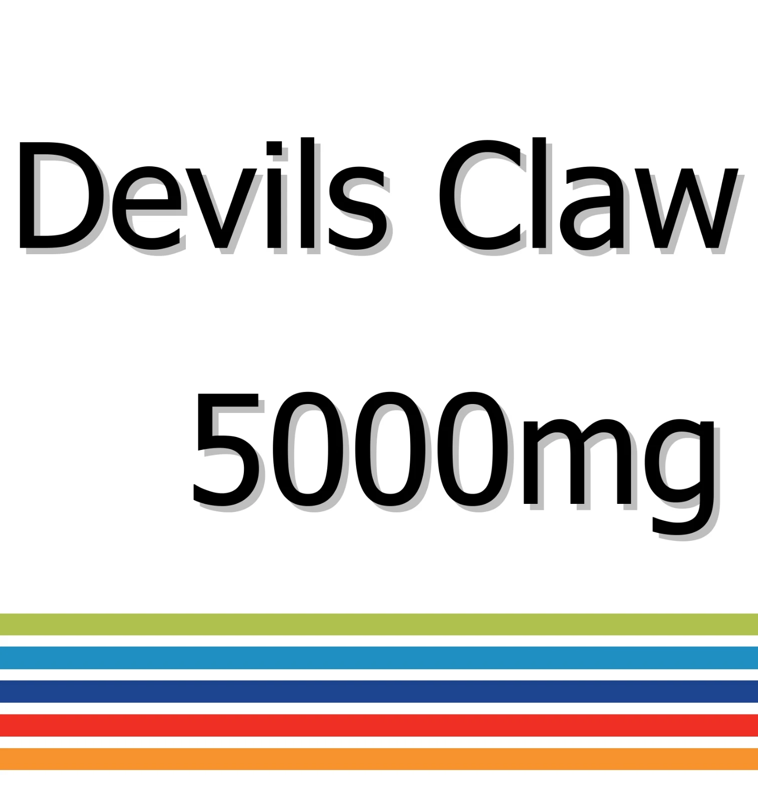 Devils Claw 5000mg x 30 Tablets - Stress Management
