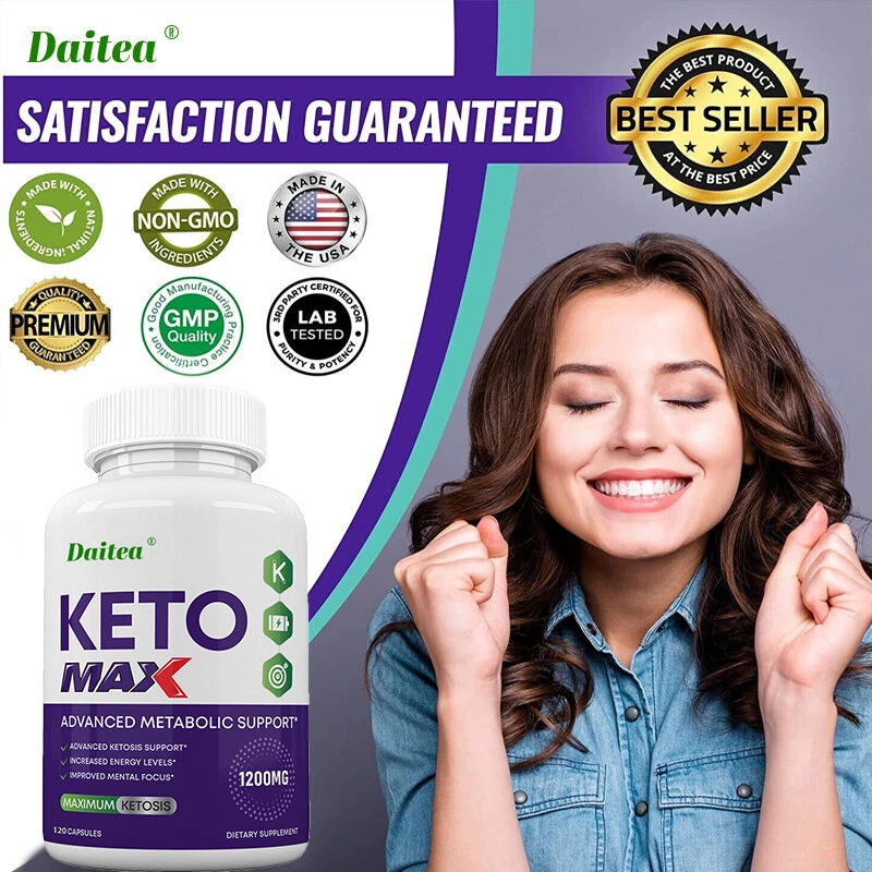 Keto Max Capsules Advanced Ketone Weight Loss,Fat Burner Supplement CAPSULES