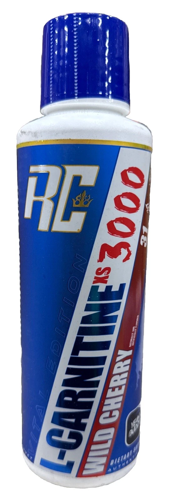 L-Carnitine XS 3000 Liquid - Wild Cherry - 16oz. (31 Servings) Exp: 08/01/2025