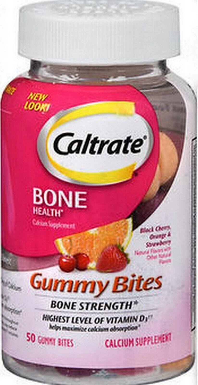 CALTRATE GUMMY BITES Calcium +D 50 ct