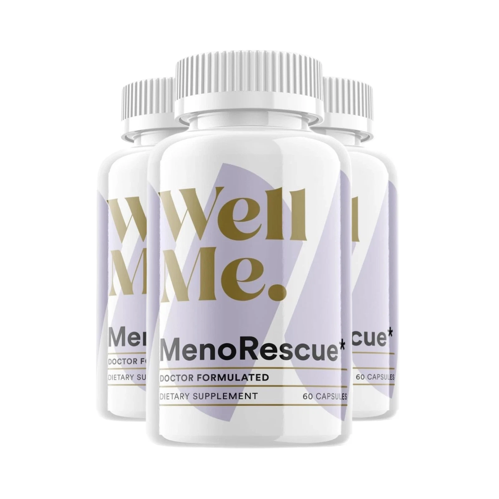 3-Pack Wellme. Menorescue Pills - Meno Rescue Dietary Supplement - 180 Capsules