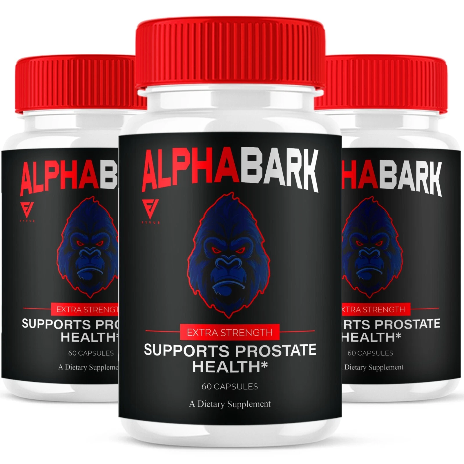 (3 Pack) Alpha Bark Performance Supplement AlphaBark Max Strength (180 Capsules)