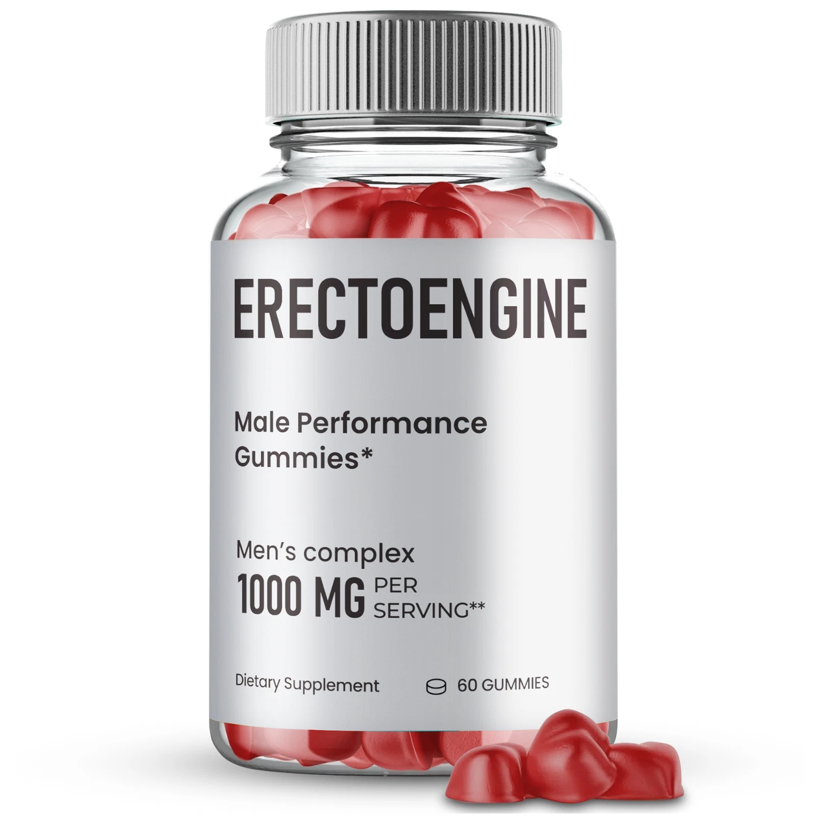 Erectoengine Men Gummies for Maximum Strength Male Performance Gummy 60ct