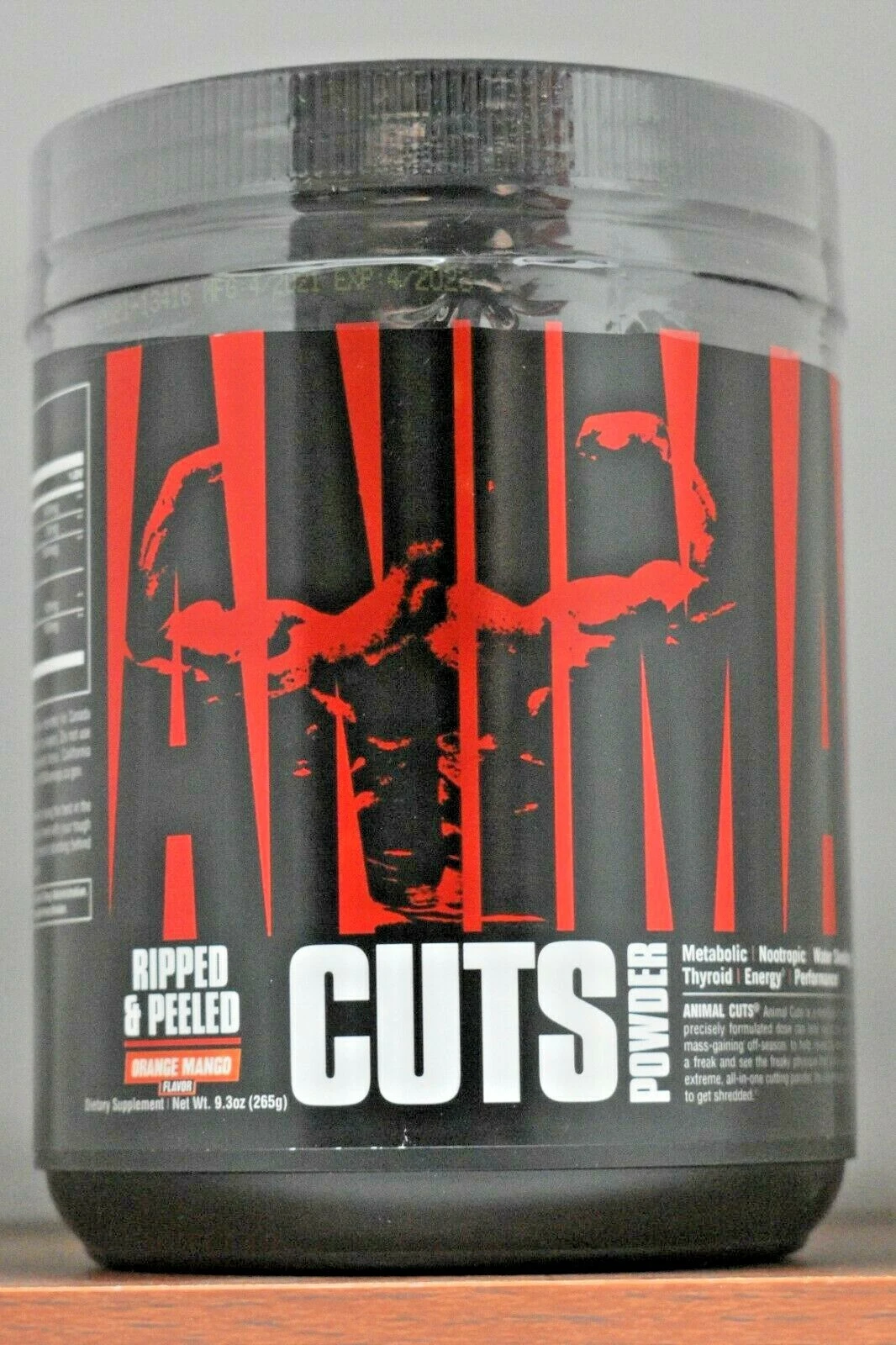 Animal Cuts Powder Orange Mango Universal Nutrition 42 Servings Ripped & Peeled