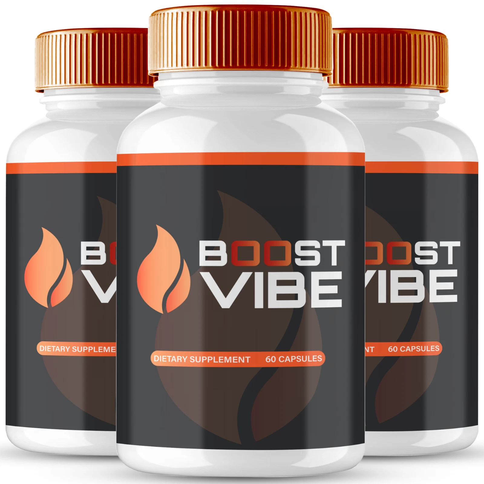 (3 Pack) Boost Vibe Pills for Men Advanced Formula - Male Support Capsules