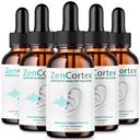 (5 Pack) Zencortex Drops -Official- Zen Cortex Ear Drops For Tinnitus Supplement