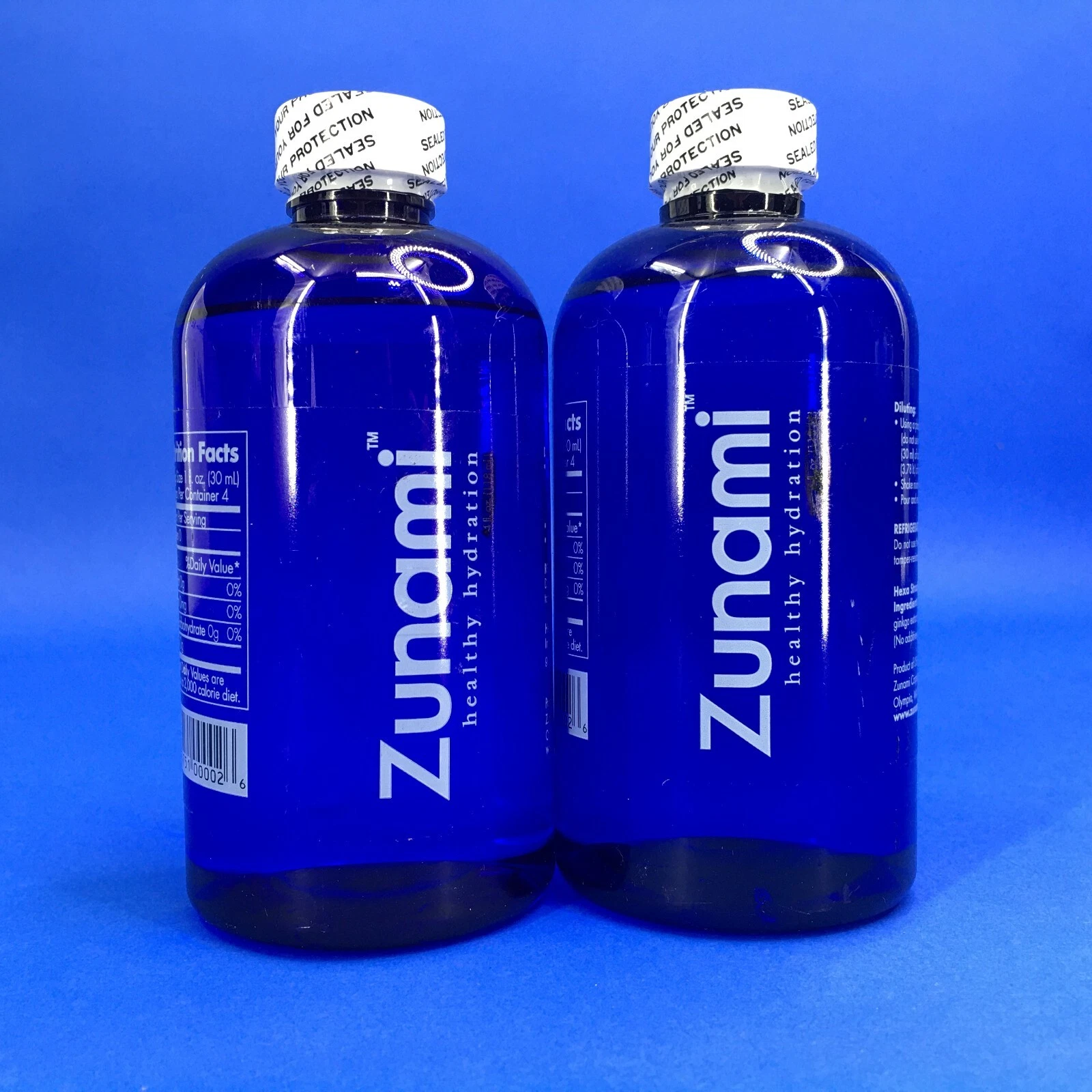 Zunami Healthy Hydration 4 oz (Lot of 2)