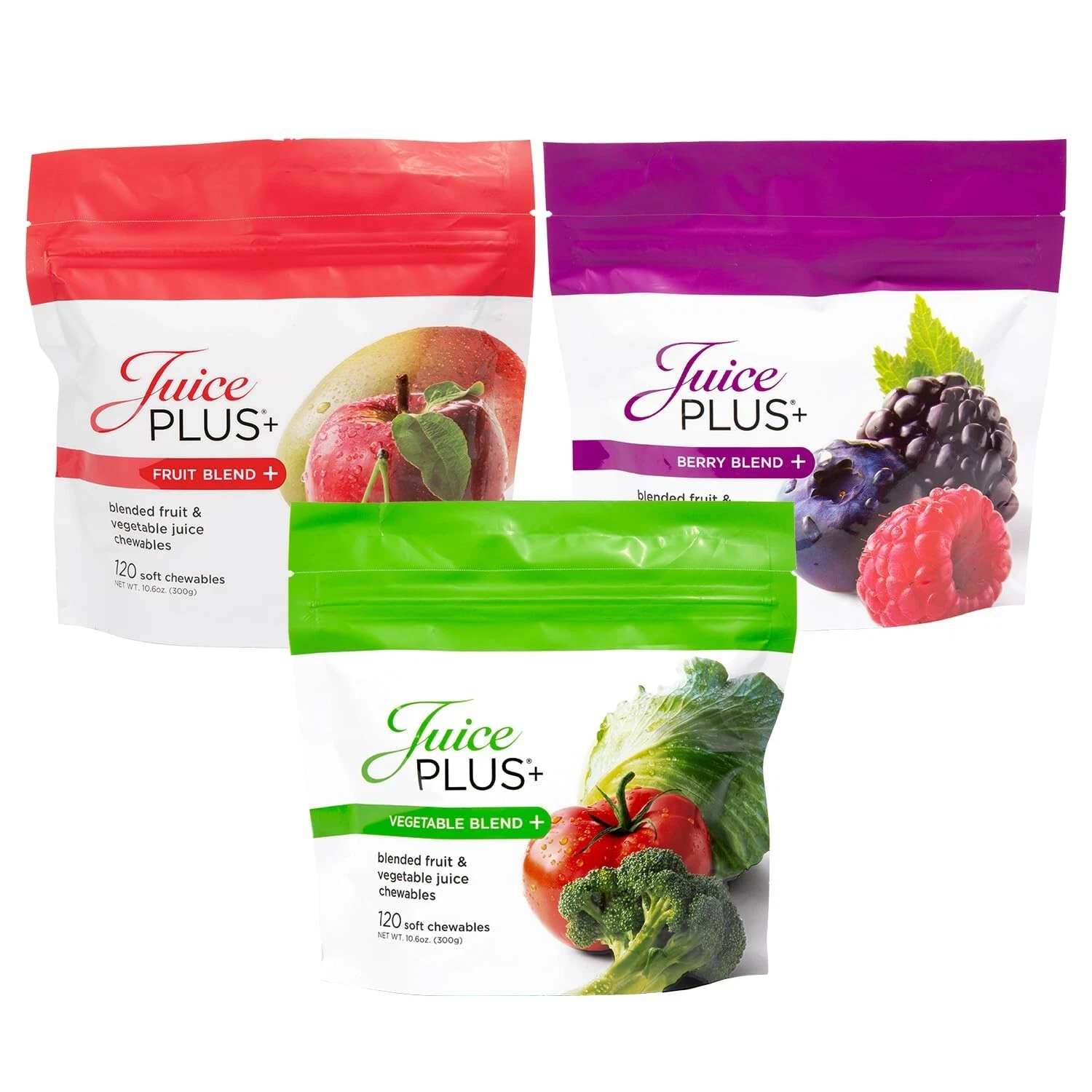 JUICE PLUS+ Combo - 360Fruit , Vegetable & Berry Gummy Chewables
