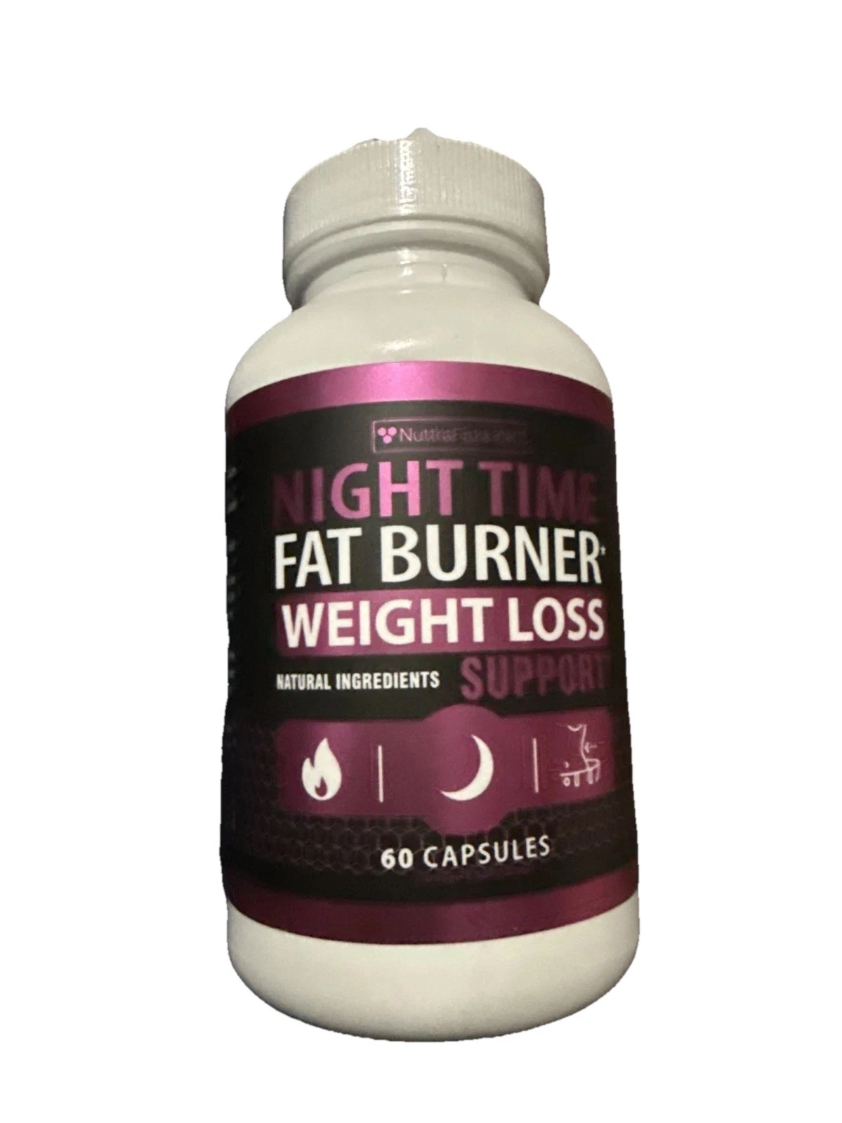 NuttraFaza Night Time Fat Burner Weight Loss Support 60 Caps Exp 6/26