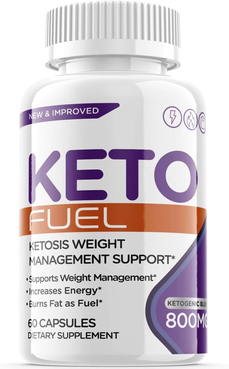 (1 Pack) Keto Fuel Pills - Keto Fuel Supplement For Weight Loss - 60 Capsules