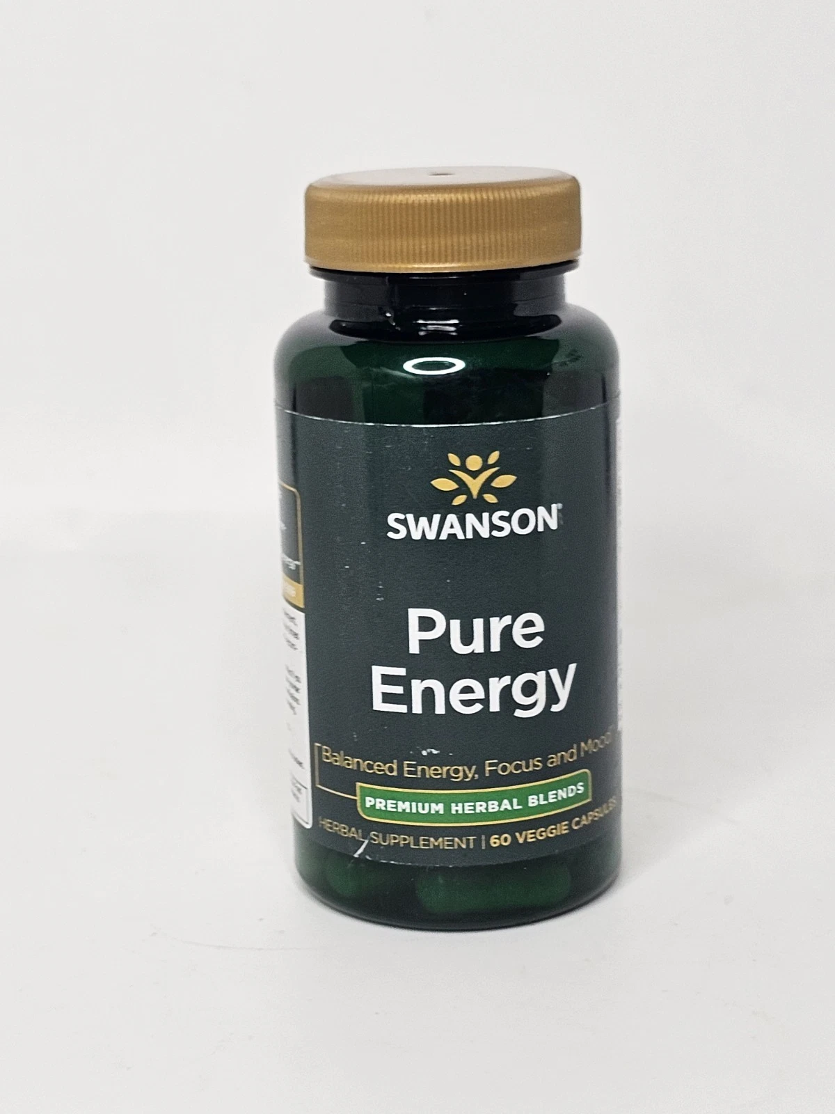 Swanson Pure Energy Balanced Energy Focus Mood 60 capsules exp: 08/2025