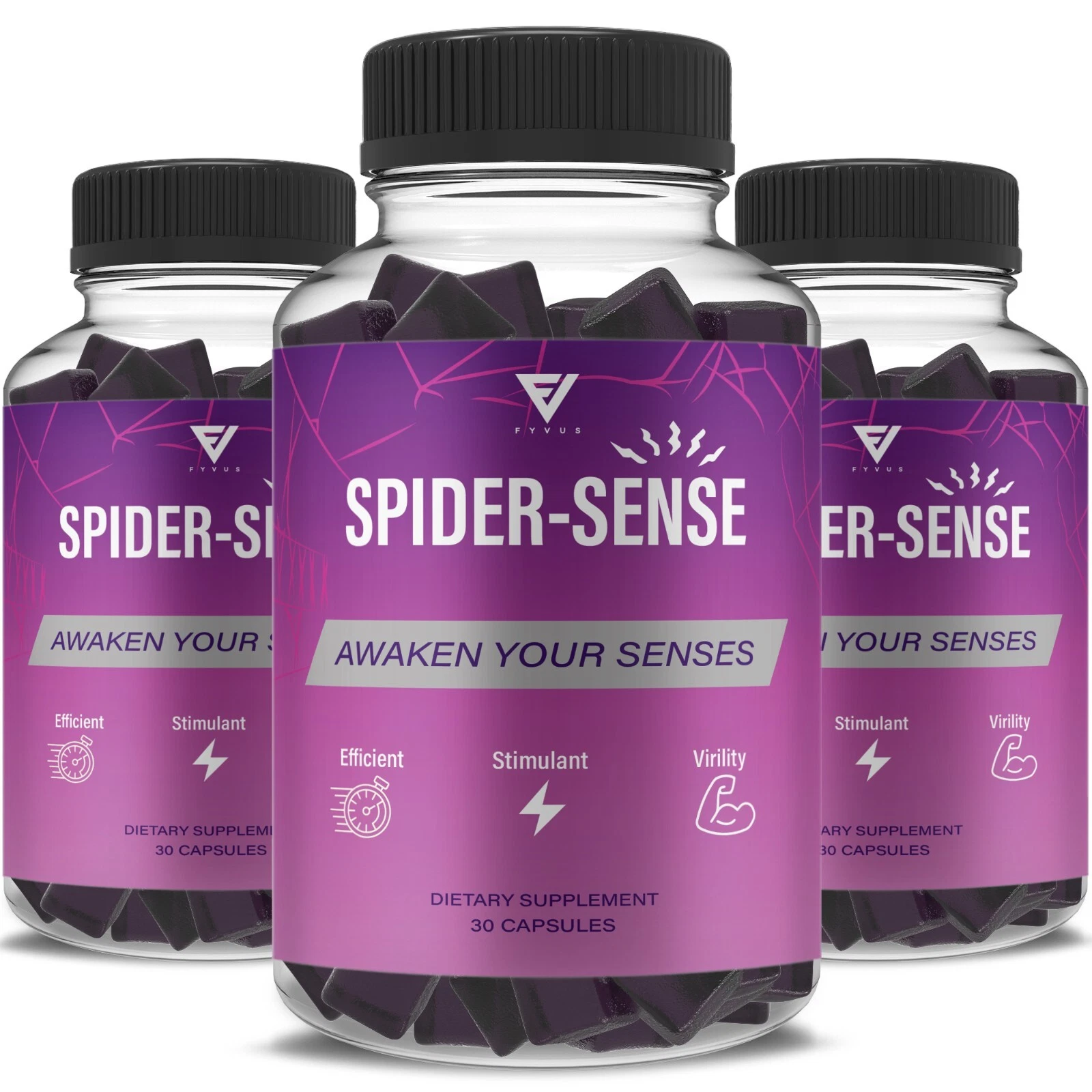 (3 Pack) Spider Sense Gummies SpiderSense Advanced Supplement (3 Month Supply)