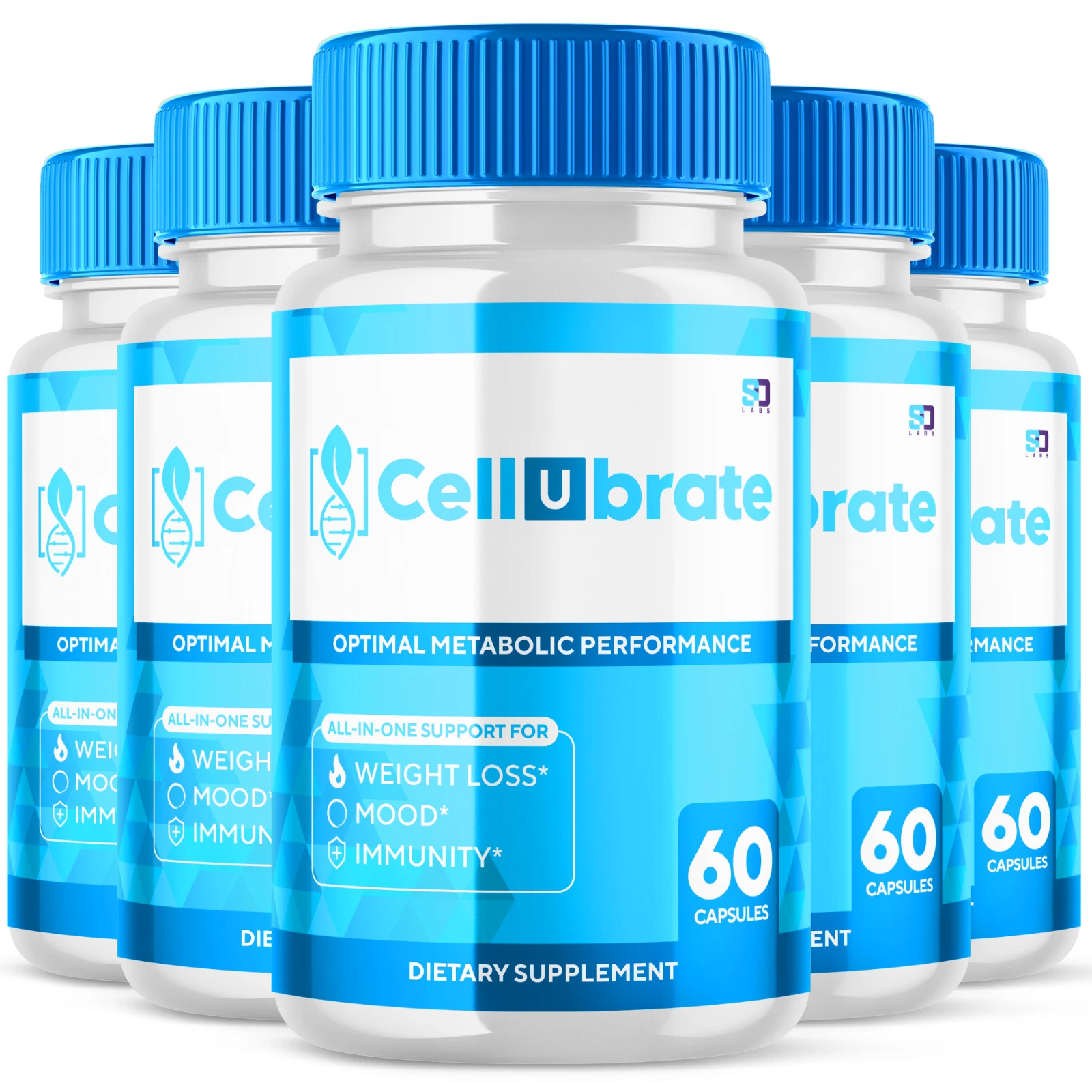 Cellubrate Metabolic Performance Supports Weight Loss and Immunity (5 Pack)