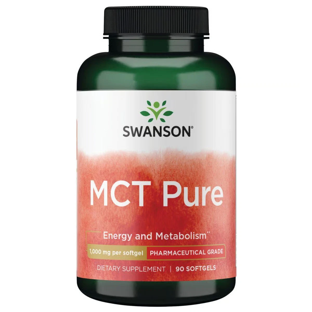 Swanson Mct Pure - Pharmaceutical Grade 1,000 mg 90 Softgels