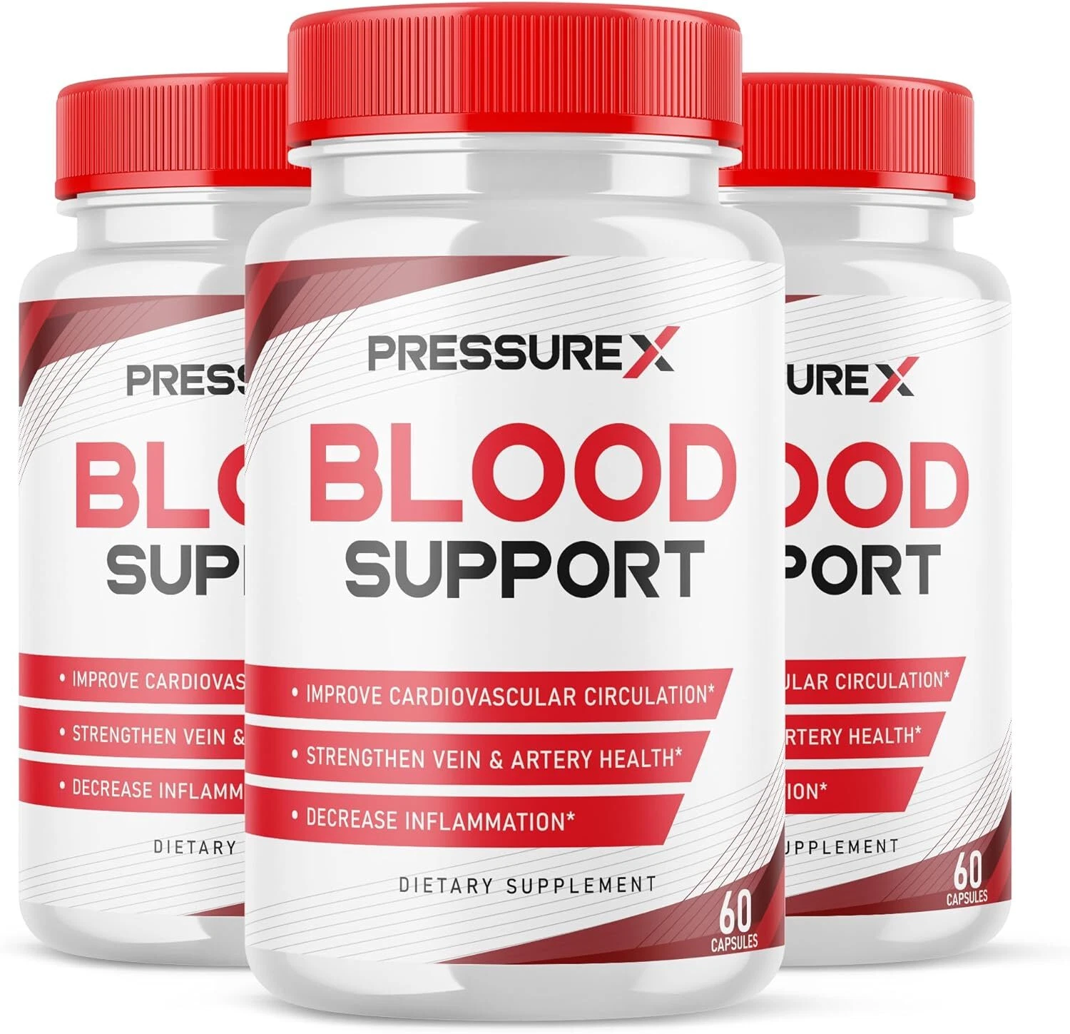 Pressure X Blood Pills - PressureX Supplement For Blood Support OFFICIAL-3 Pack